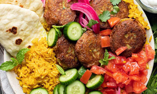 Falafel Rice Plate